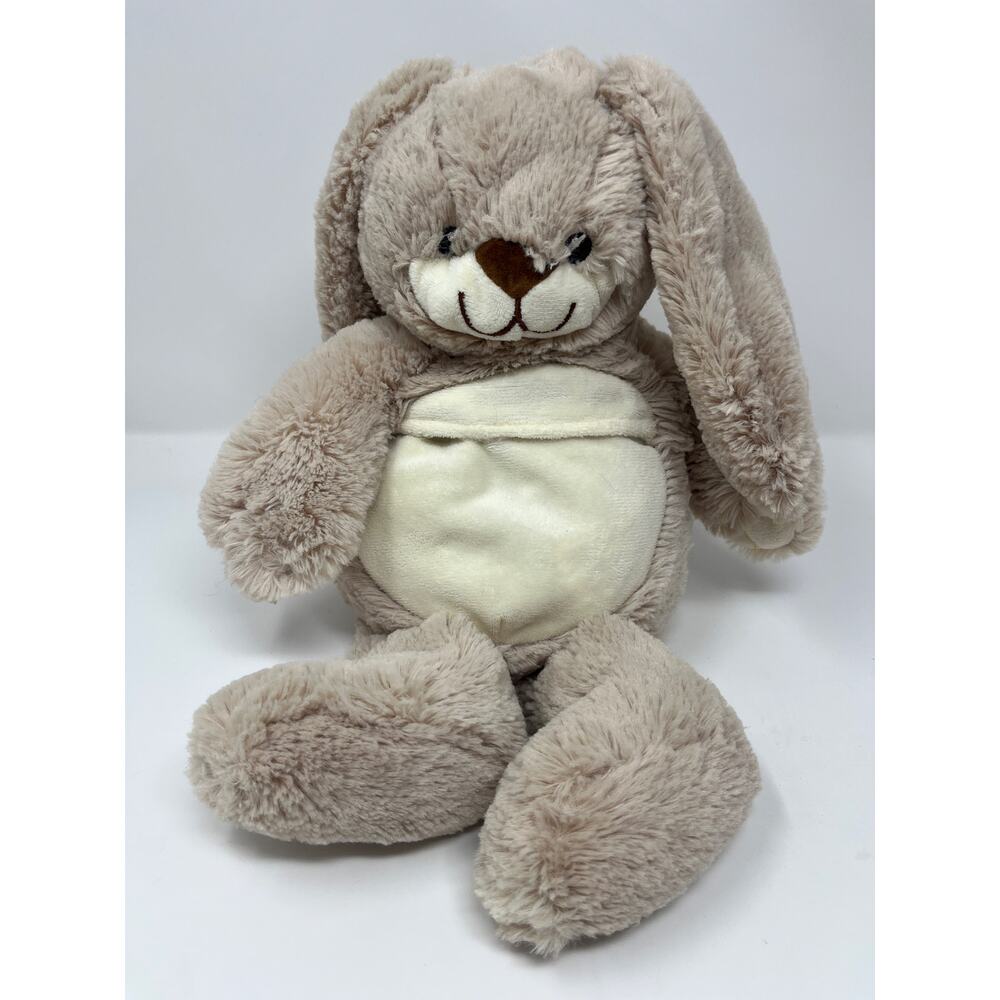 Aroma Home Hot Hugs Grey Bunny Microwavable Heating Pad Plush Stuffed Animal 13"